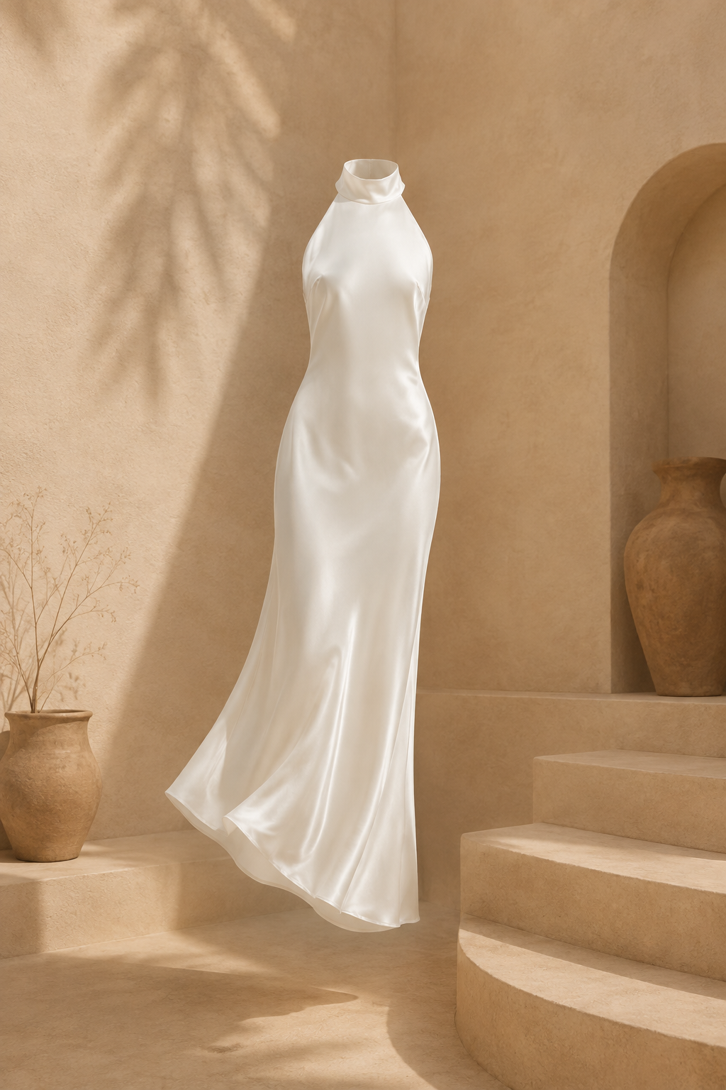 Size Small Vestido blanco largo Lara