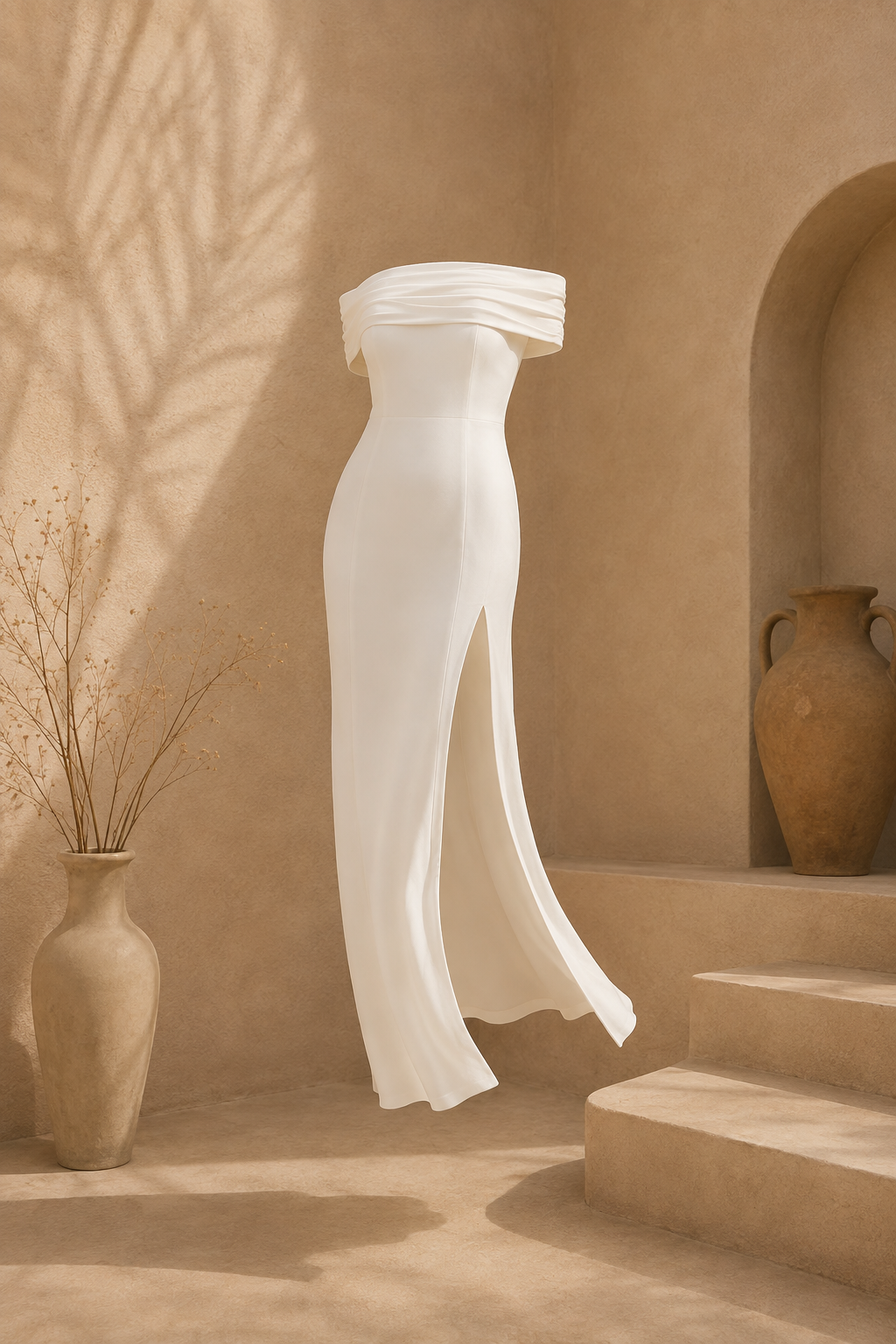 Size Small Vestido blanco largo Dia