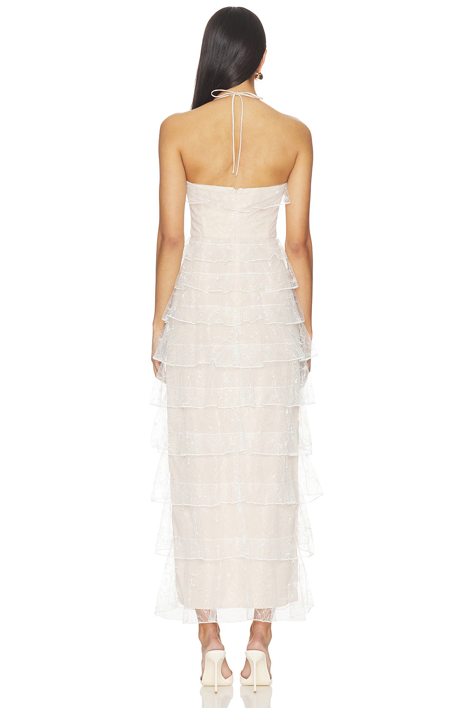 Size Medium Vestido blanco largo Leah